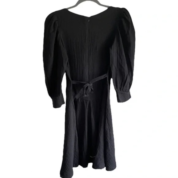 Tach Anker Cotton Mini Dress Black XS - Picture 3 of 9